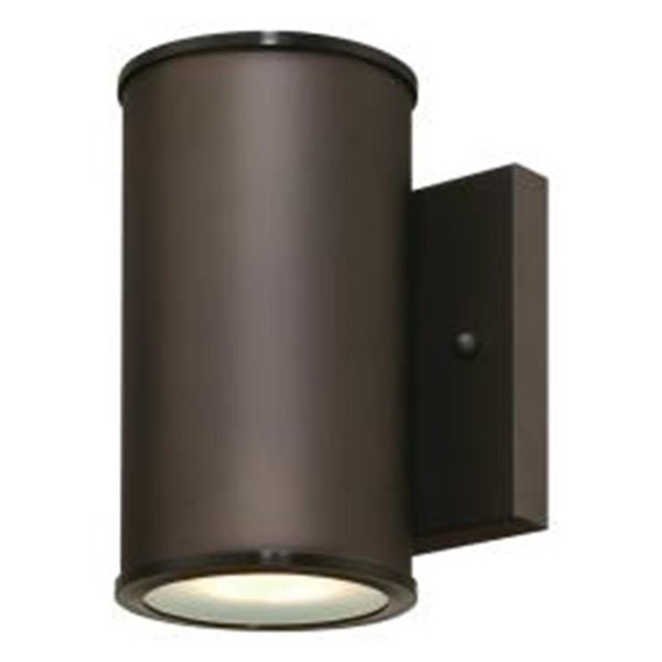 Brilliantbulb One-Light LED Outdoor Wall Fixture Oil Rubbed Bronze with Frosted Glass Lens BR2689955